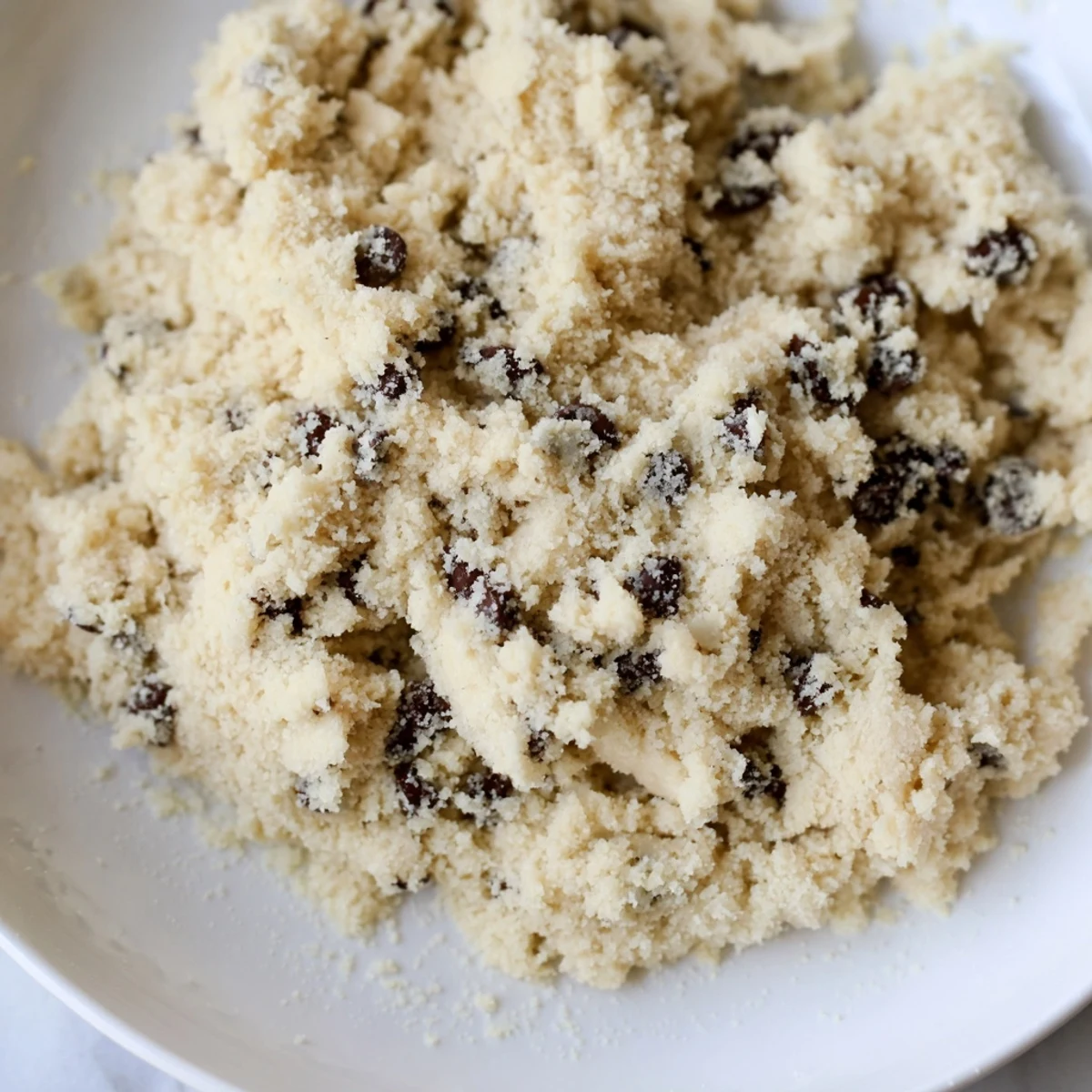 Served in a glass jar, Edible Keto Cookie Dough looks ready to enjoy as a keto dessert snack.