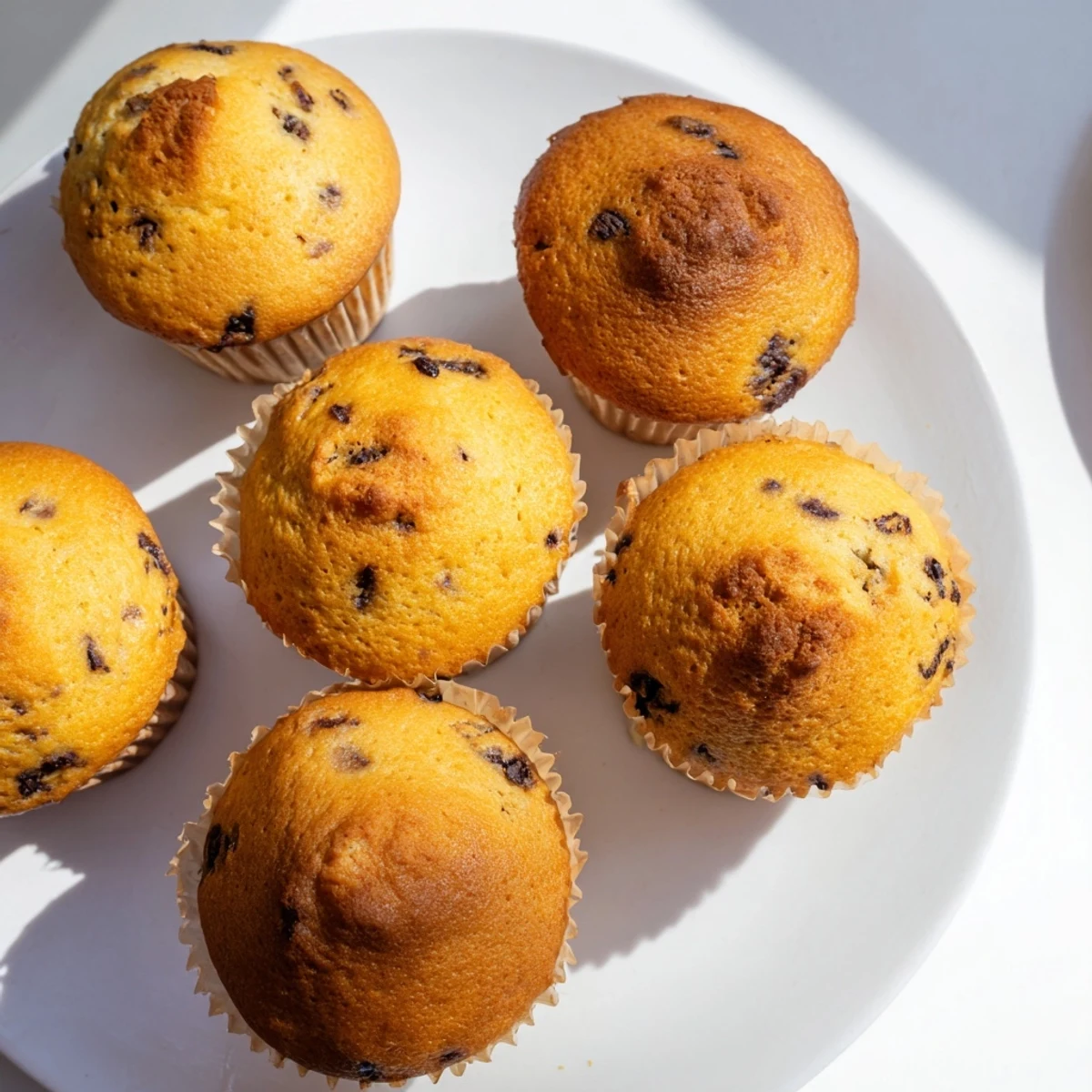 Freshly baked French Roast Coffee Muffins with Mochi Flour are arranged on a wire cooling rack.