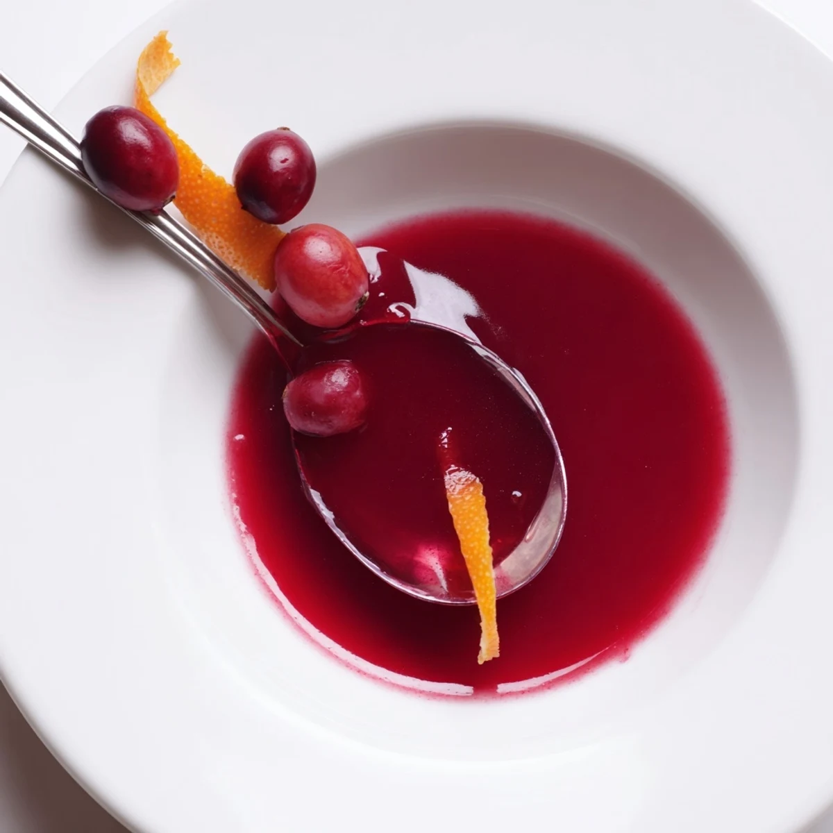 Bright ruby Cranberry Syrup glistening in jar, tangy aroma, pancake-ready.