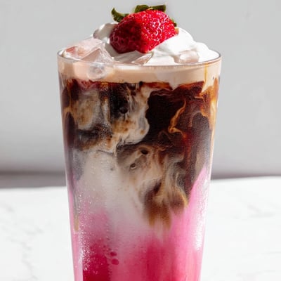 Strawberry Cream Cold Latte