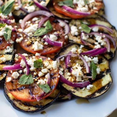 Grilled Tomato and Eggplant