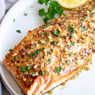 Baked Honey Mustard Salmon
